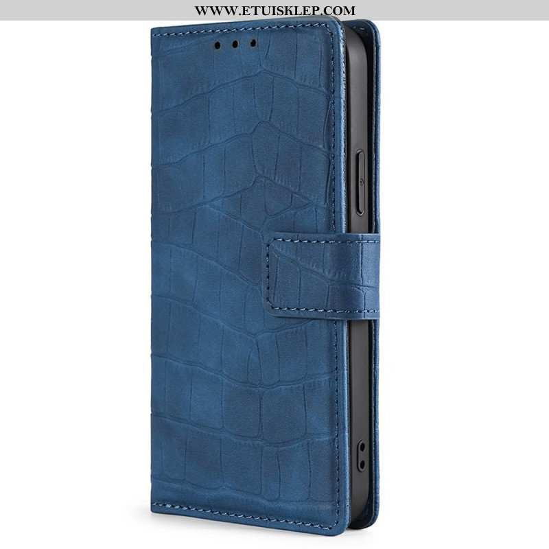 Etui Folio do Realme GT Neo 3 Krokodyl Tekstura